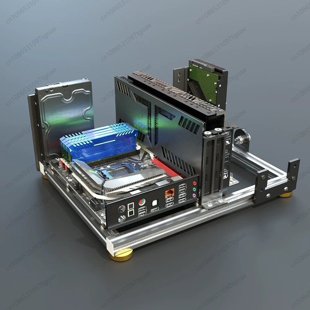 Vollaluminium Open-Air-PC-Gehä – Aluminum Open Frame Test Bench Water Cooling Bewertung und Preis